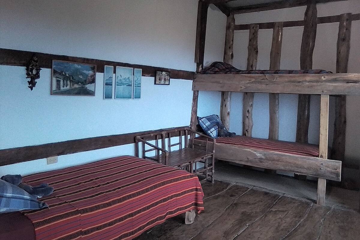 Quadruple Room, Mountain View | Iron/ironing board, rollaway beds
