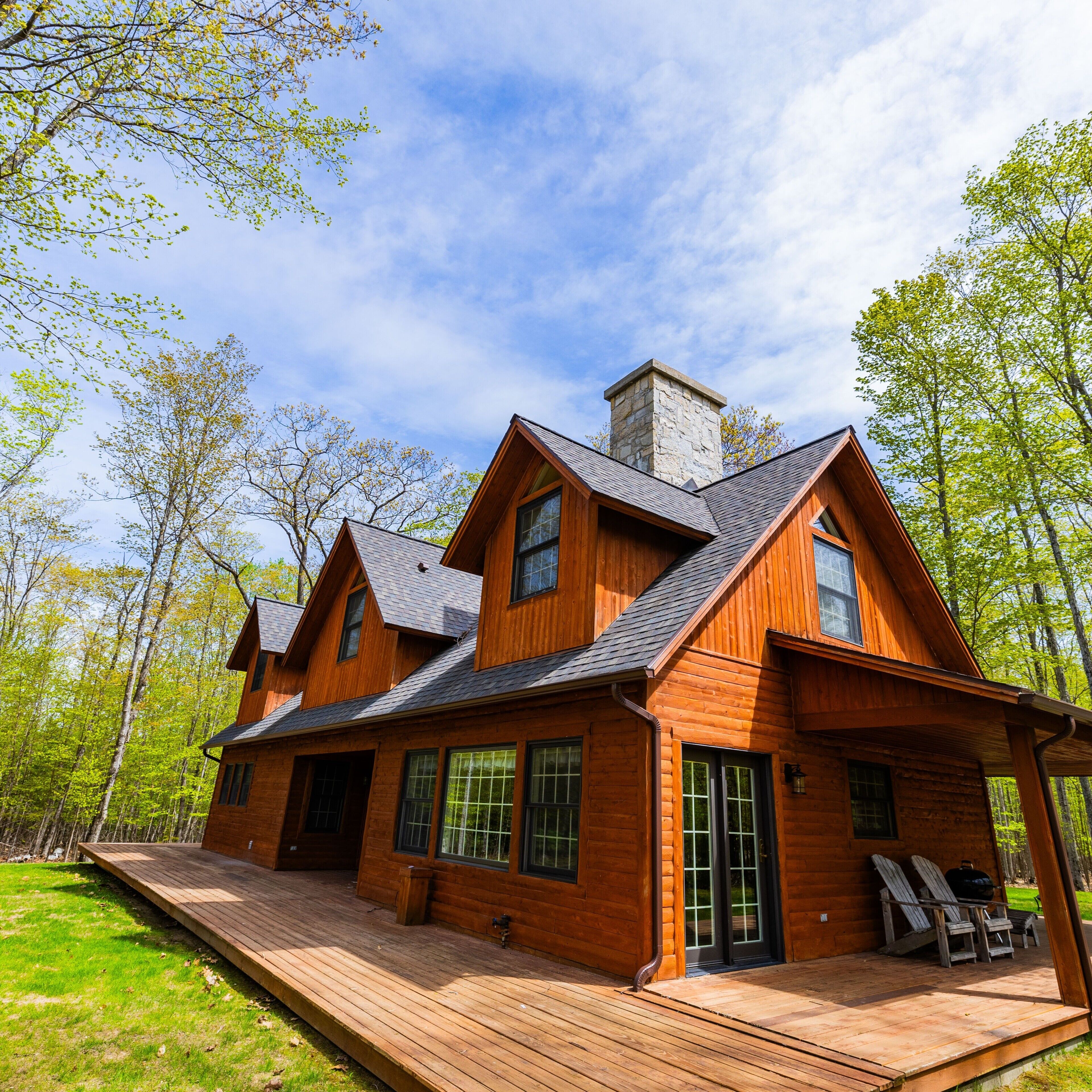 Cabaña familiar, 3 habitaciones | Wifi gratis y ropa de cama 