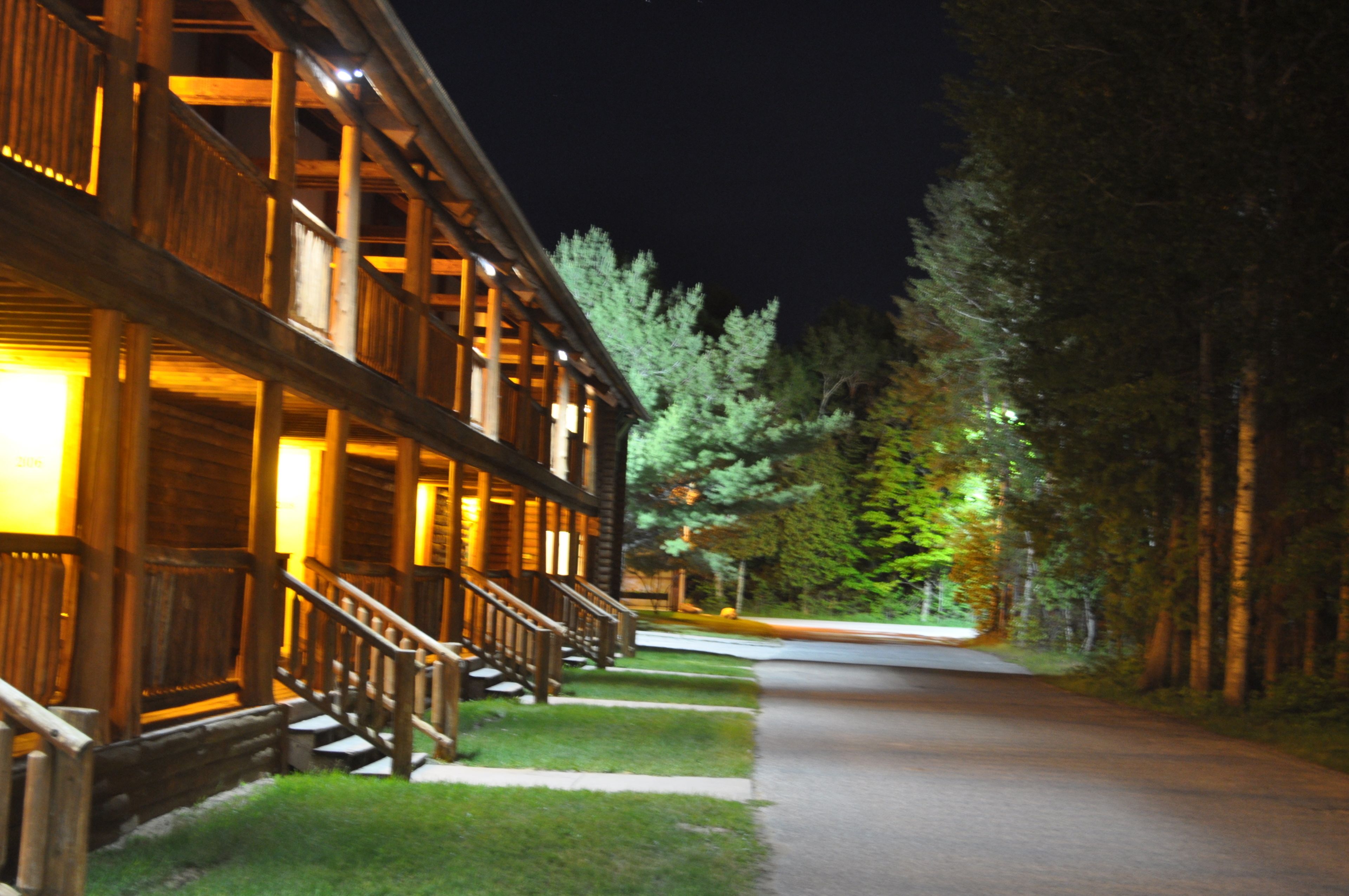 front of property – evening/night