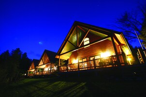 Cabaña, 2 habitaciones, cocina, vistas a la bahía | Terraza o patio