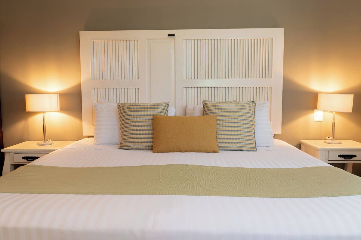 deluxe suite, 1 king bed | premium bedding, in-room safe, desk, iron/ironing board