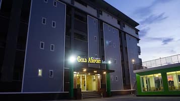 Front of property – evening/night