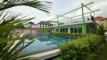 Blick von der Unterkunft