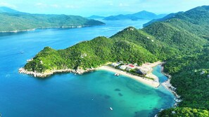 Front of property - The Light Coral Island Resort (Van Ninh)