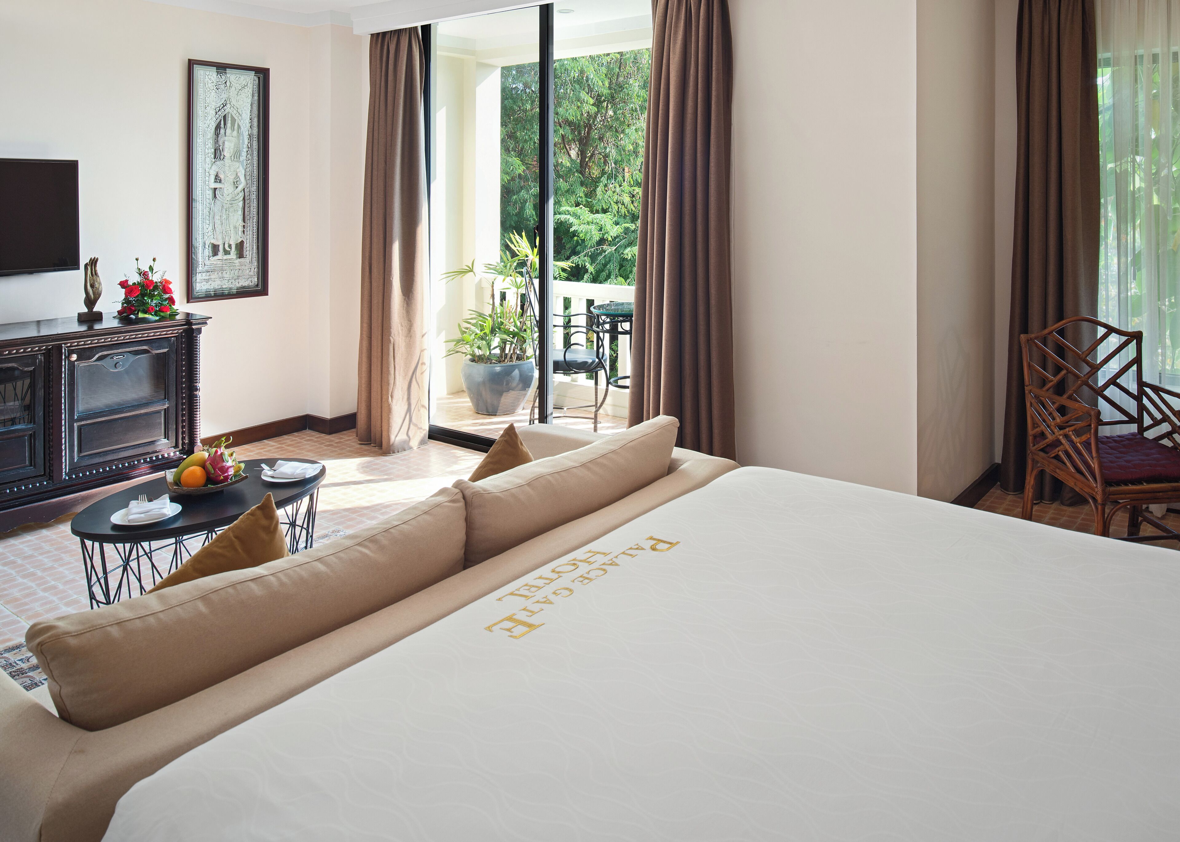 Cadar kapas Mesir, peralatan tempat tidur premium, busa memori 