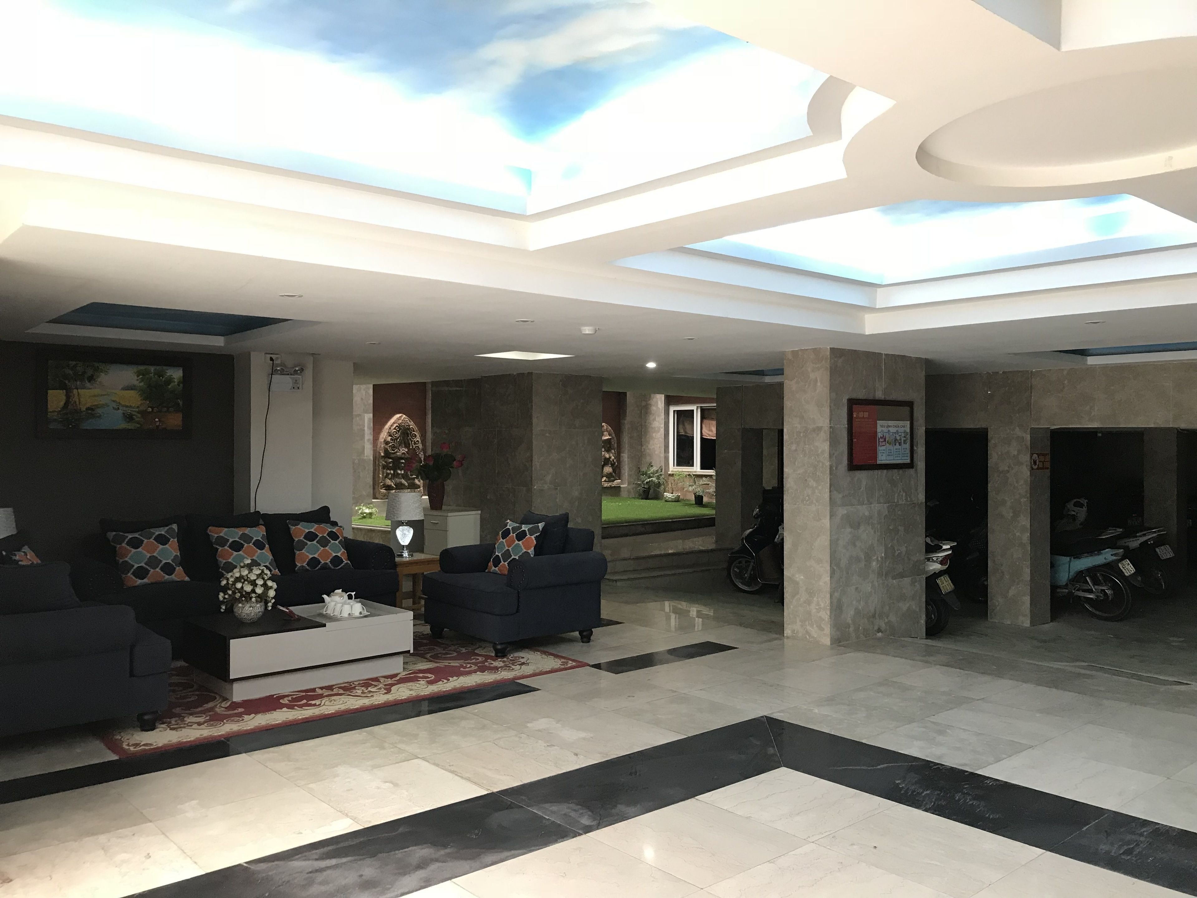 Sala de estar en el lobby