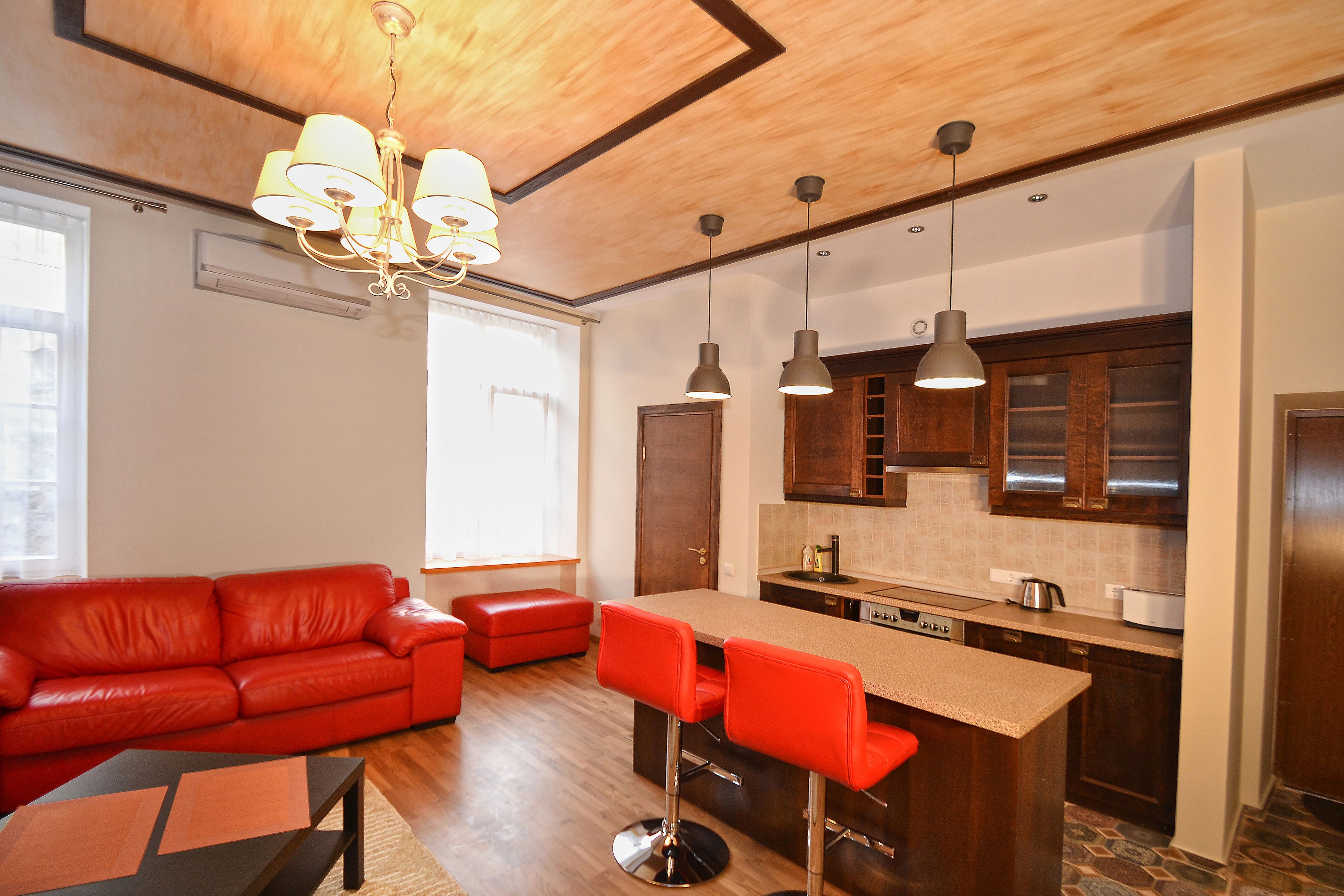 apartment, 1 bedroom | private kitchen | fridge, microwave, oven, mixer