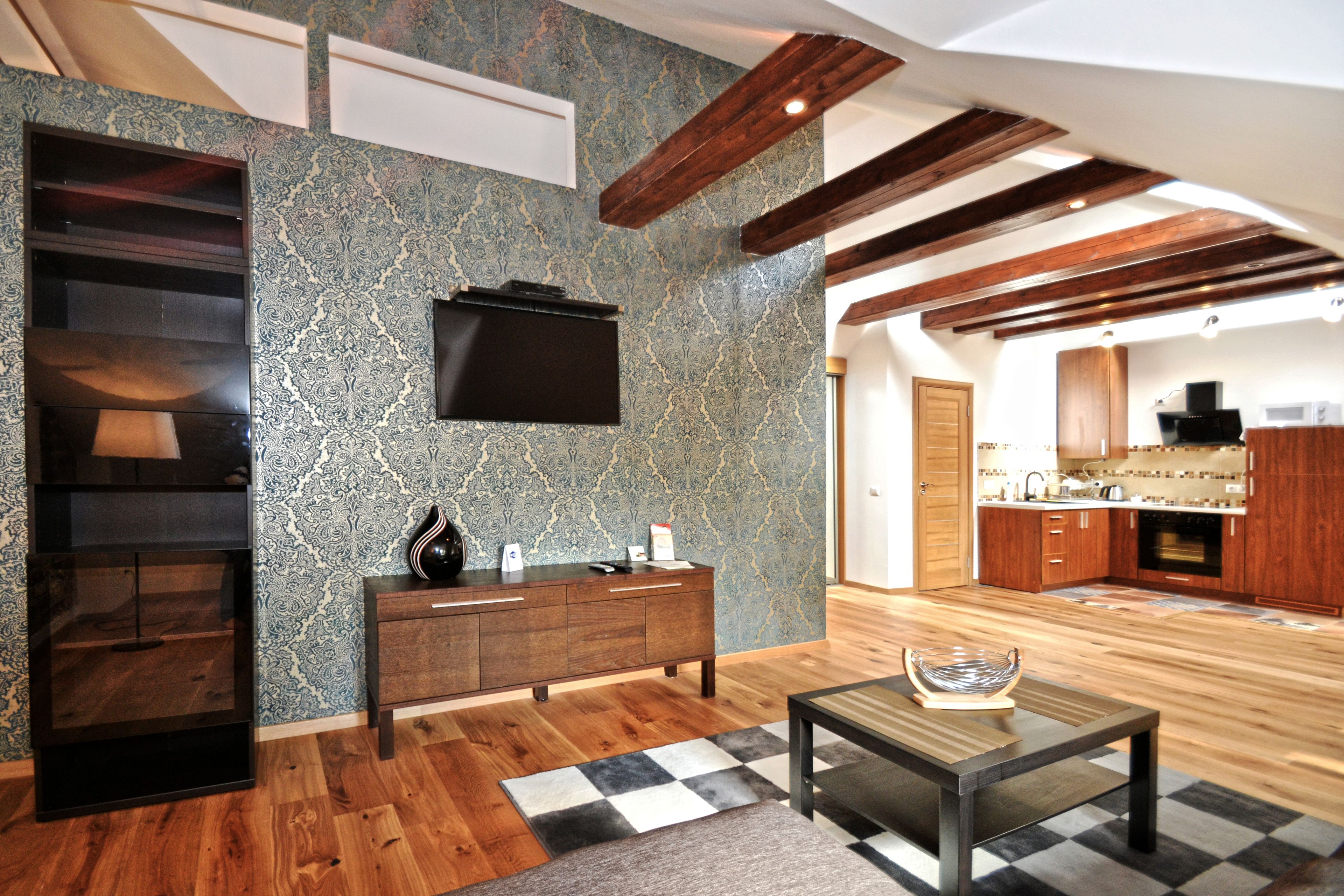 standard apartment | living area | led tv