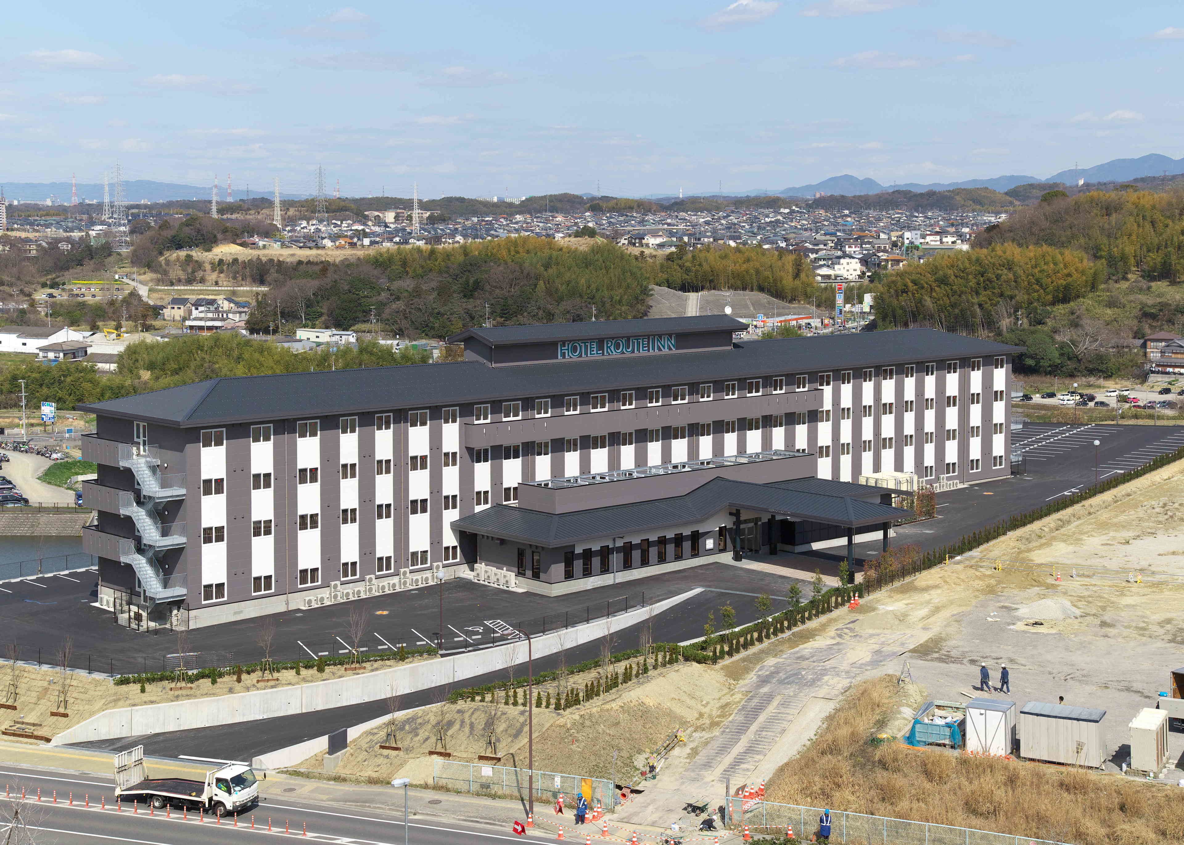 Voorkant van accommodatie