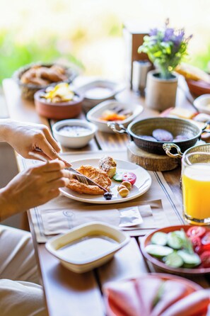 Frokostbuffé er inkludert hver dag