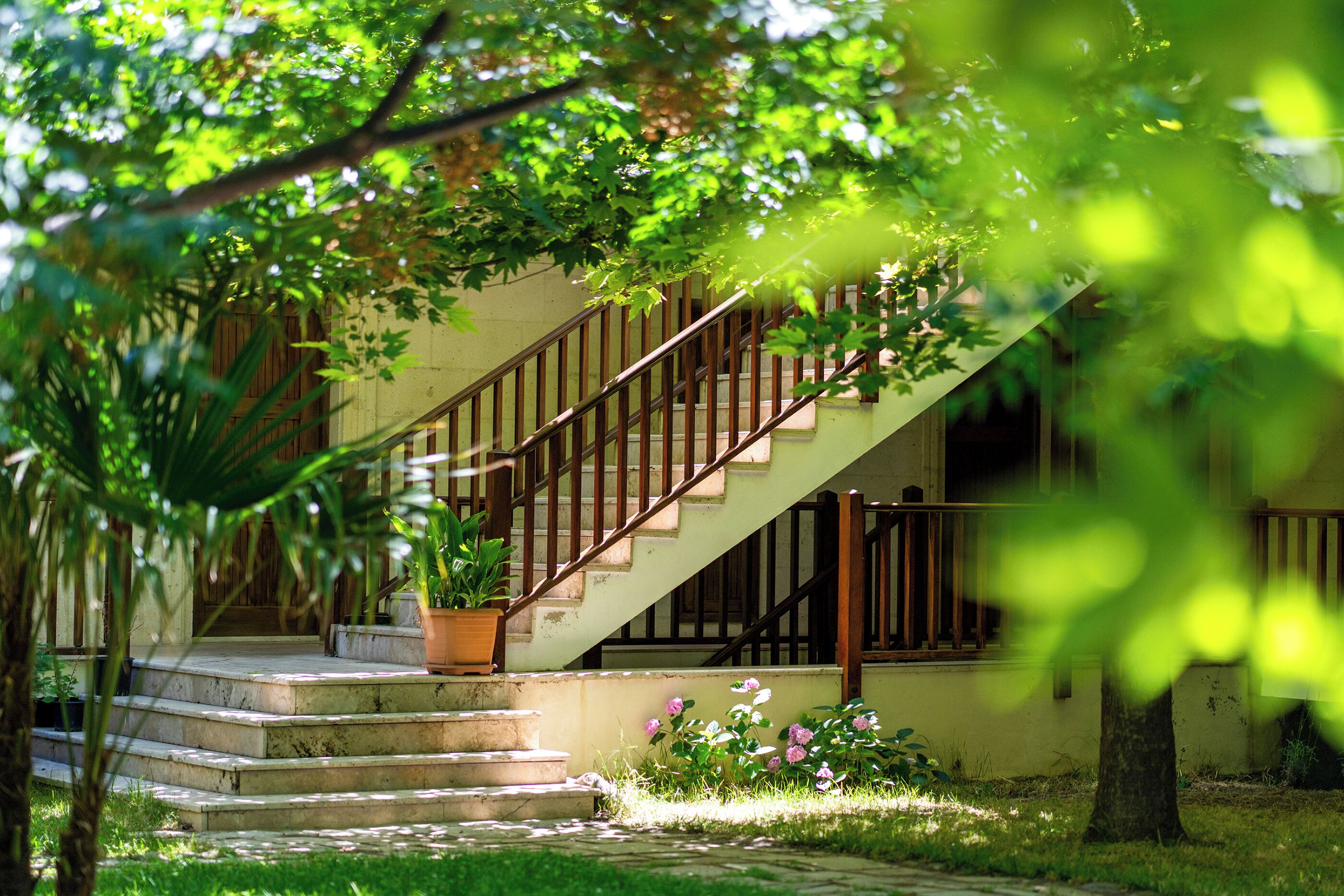 Courtyard view