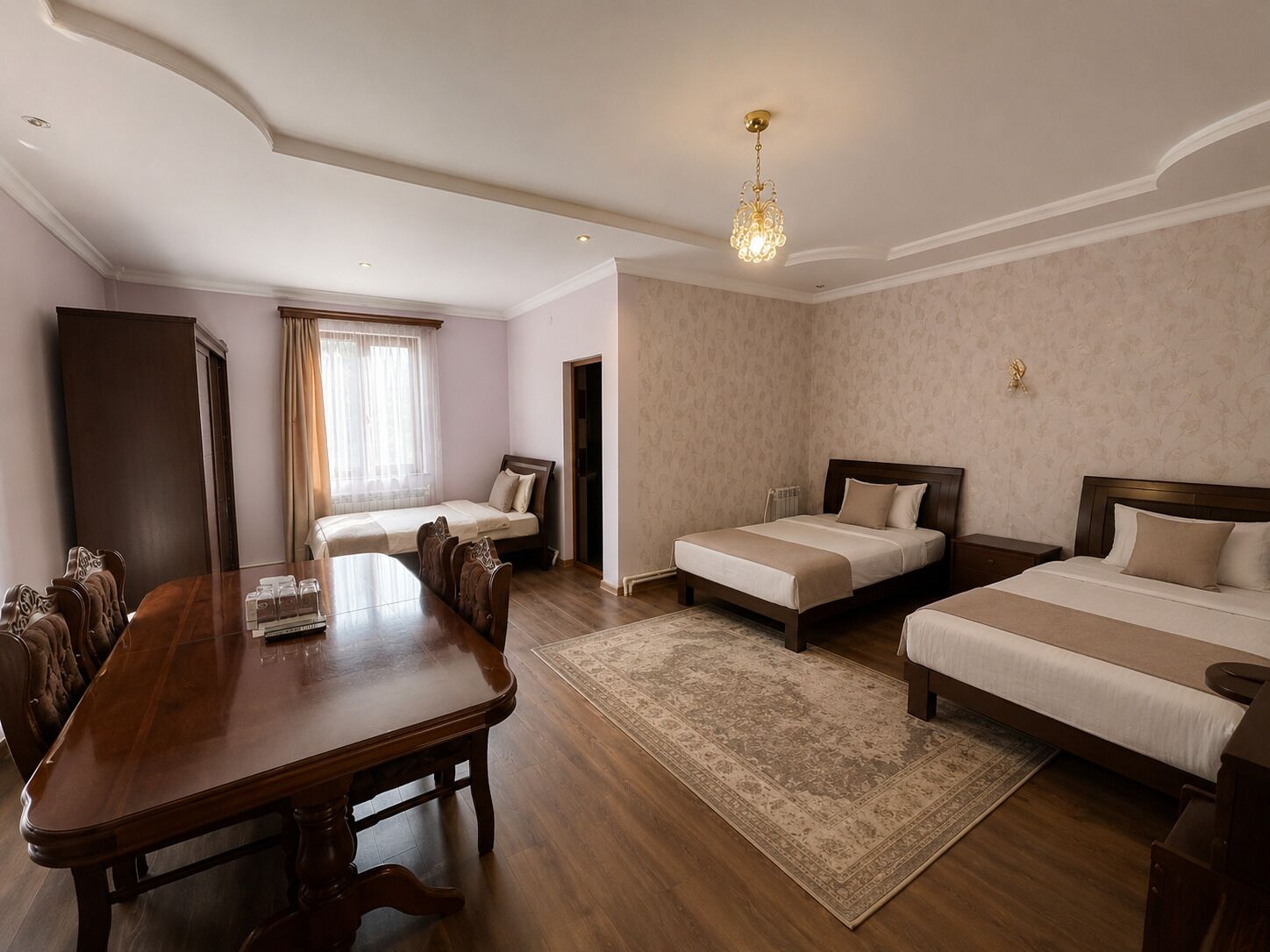 Standard Triple Room | Premium bedding, Select Comfort beds, desk, laptop workspace