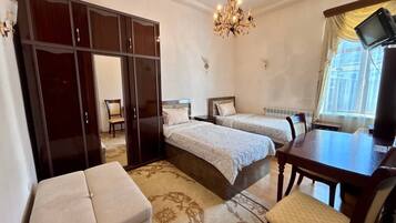 Standard Double or Twin Room | Desk, soundproofing, iron/ironing board (on request), cribs (surcharge)