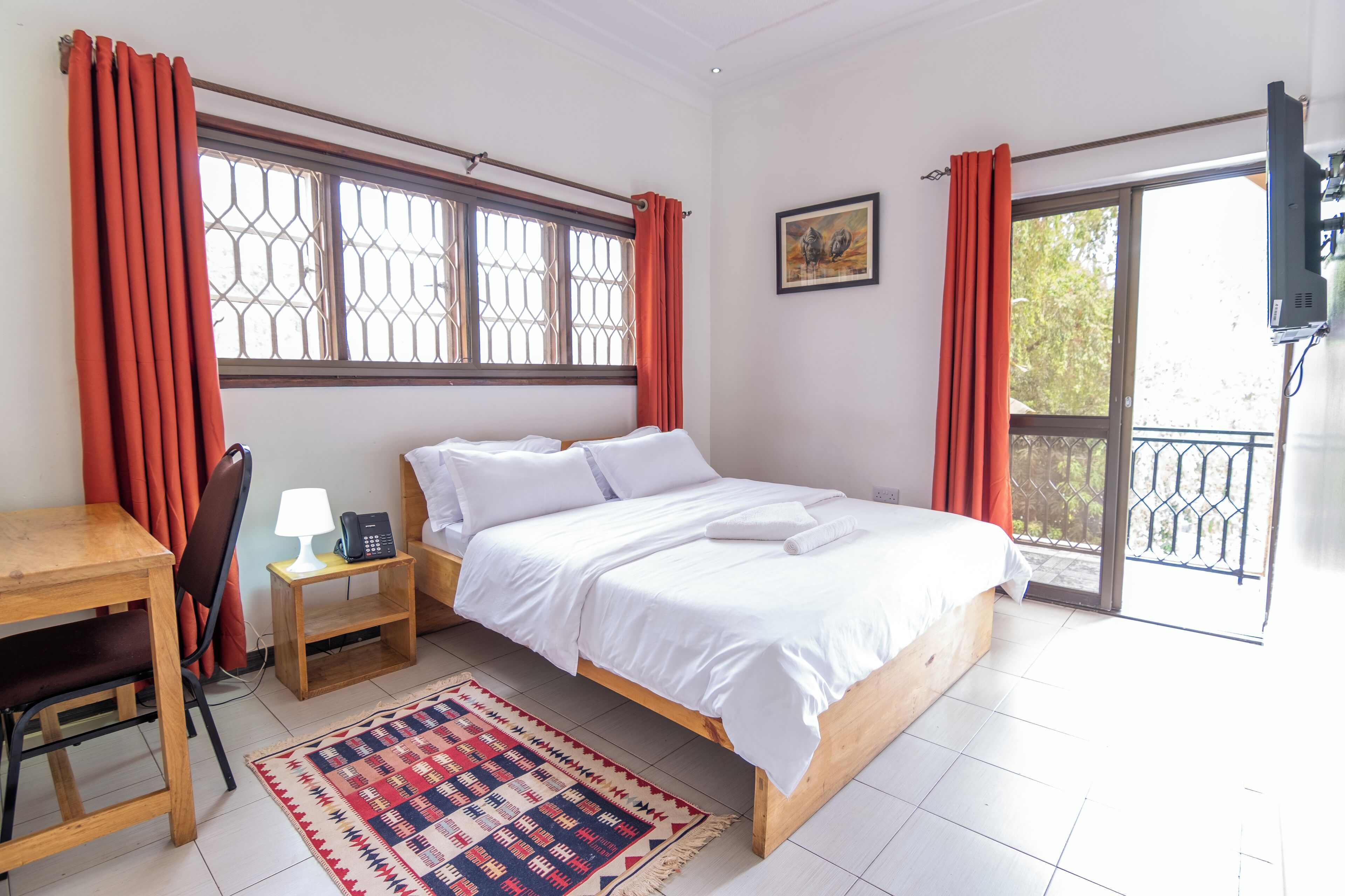 Quarto solteiro standard | 1 quarto, escrivaninha, espaço de trabalho para notebook