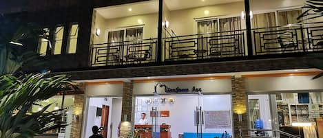 Façade de l’hébergement