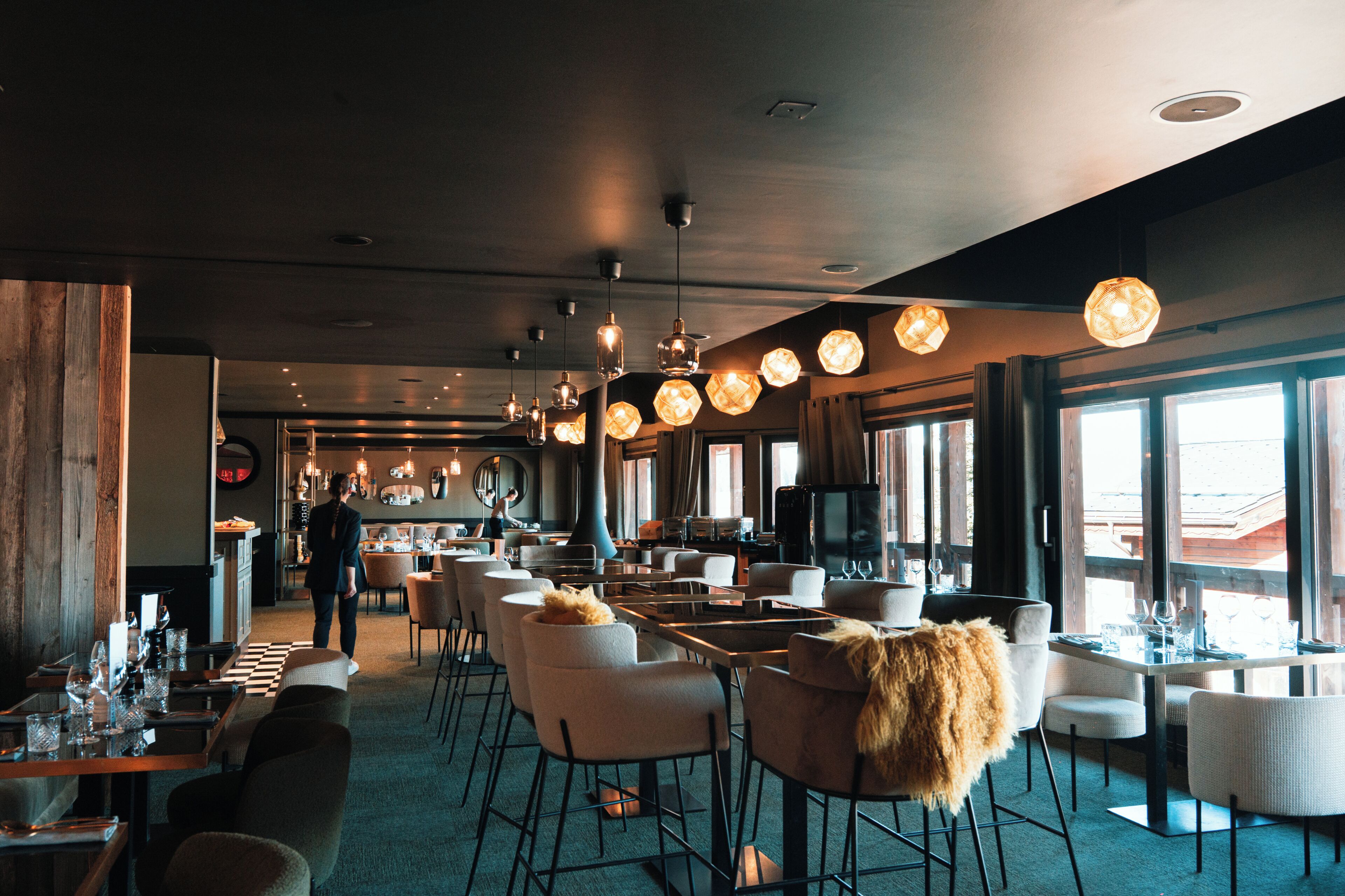 Déjeuner et brunch servis sur place