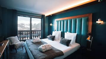 Dubbelrum - balkong | SÀngtillbehör av högsta kvalitet och vÀrdeförvaringsskÄp pÄ rummet