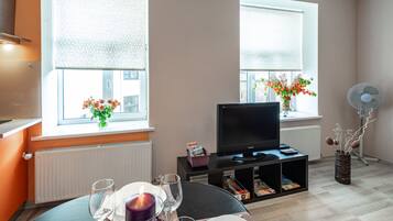 Family Apartment, 1 Bedroom (Address: 82 Dzirnavu street) | 1 bedroom, iron/ironing board, cribs/infant beds, free WiFi