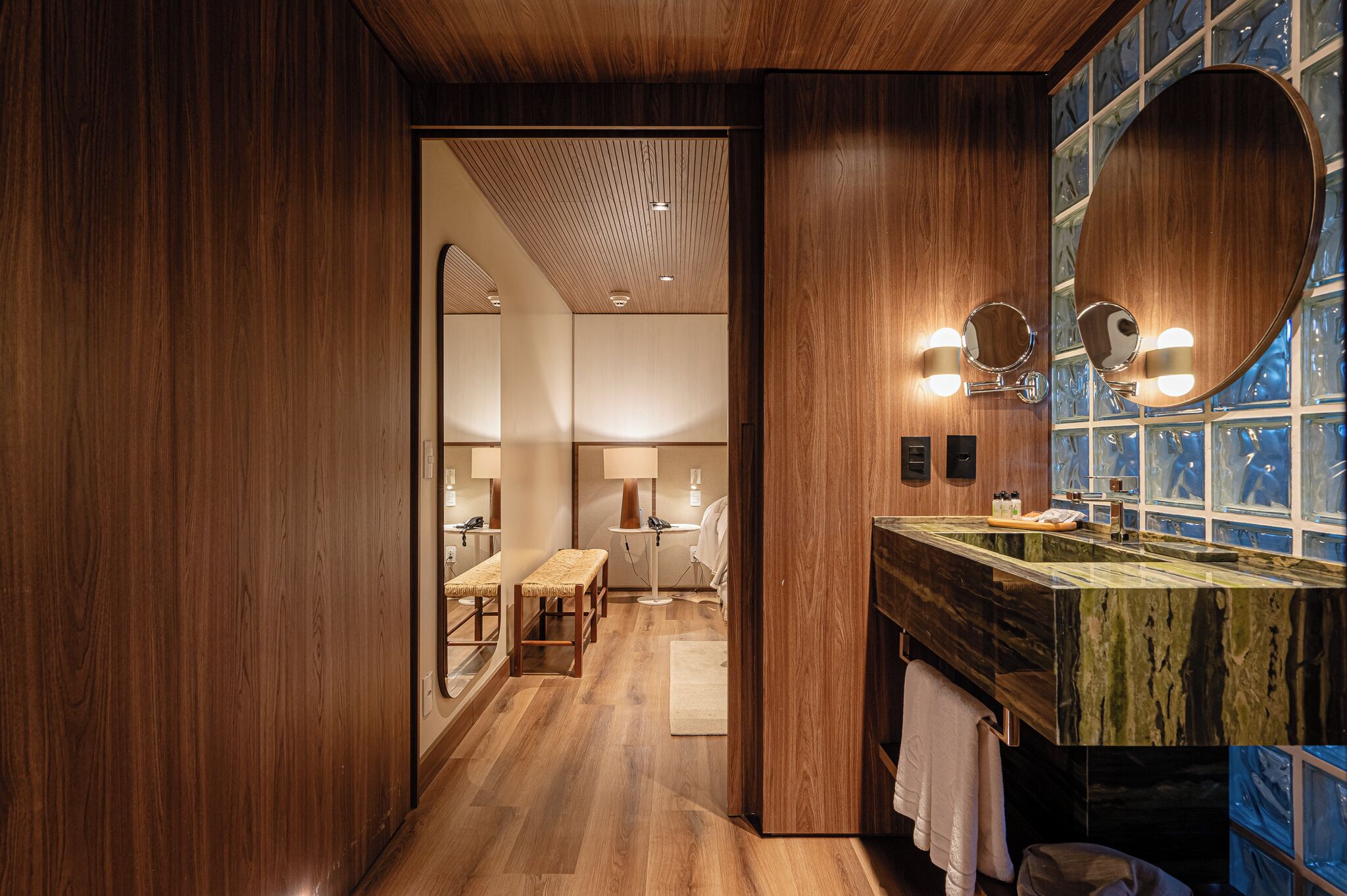 shower, hair dryer, bathrobes, bidet