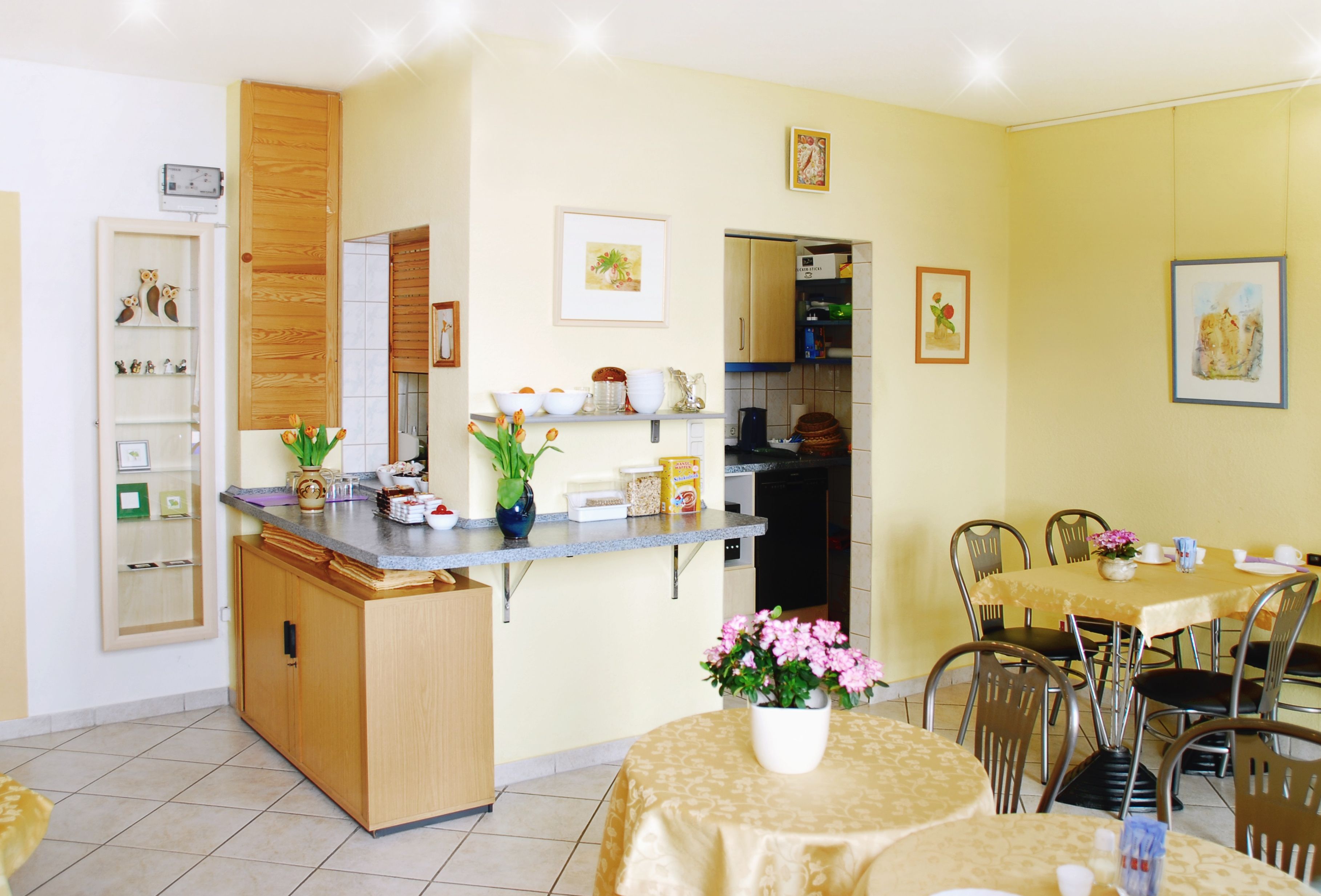 Daily buffet breakfast (EUR 12 per person)