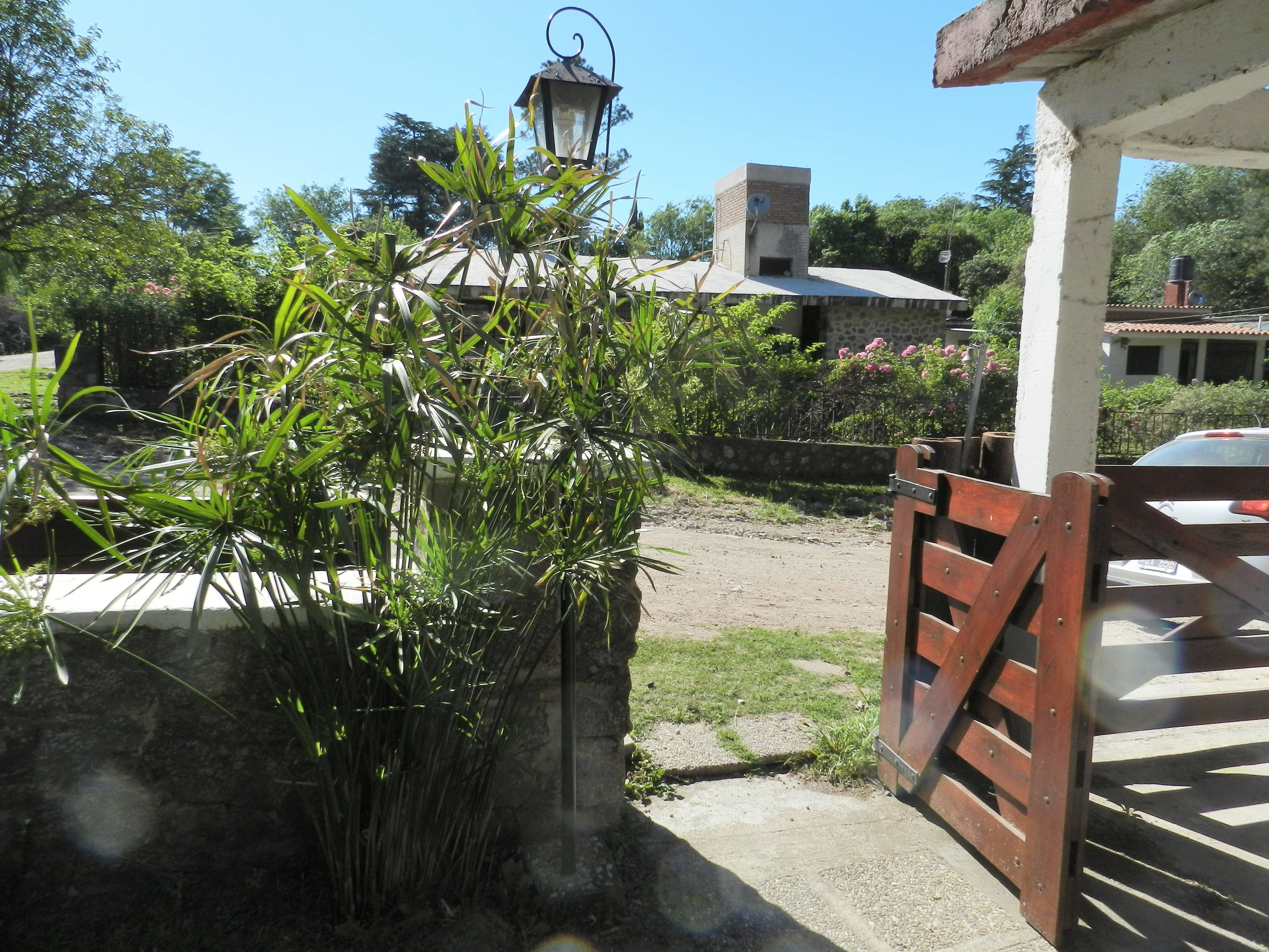Outdoor banquet area