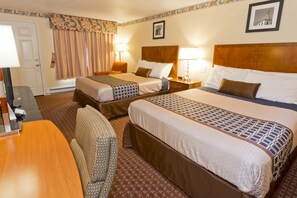 Room, 2 Queen Beds | Desk, blackout drapes, free WiFi - Riviera Inn Motel (Port Angeles)