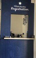 Quiosque de check-in/check-out