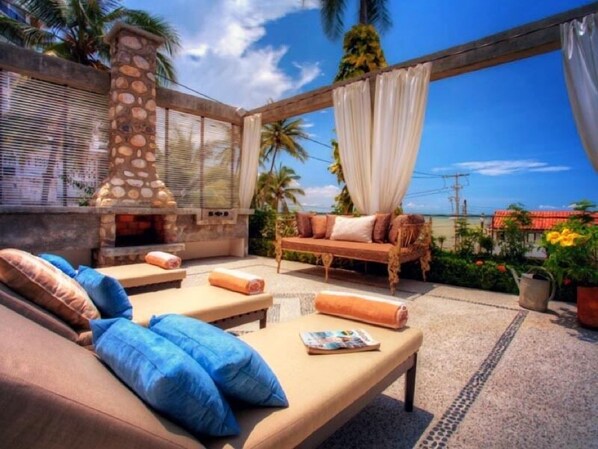 Luxury Villa, 5 Bedrooms, Bay View, Sea Facing | Terrace/patio - Villas Enrique (Puerto Vallarta)