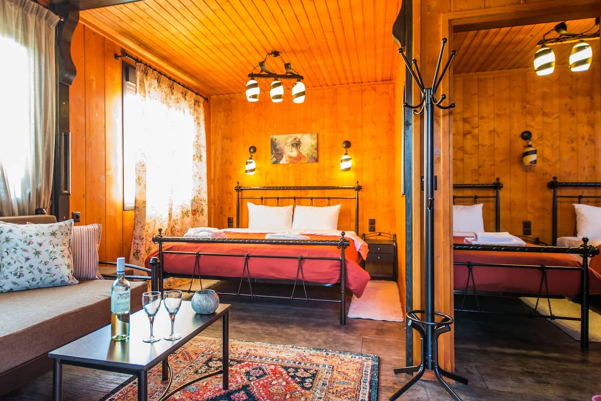 Bungalow Familial, vue montagne | Minibar, Wi-Fi gratuit, draps fournis