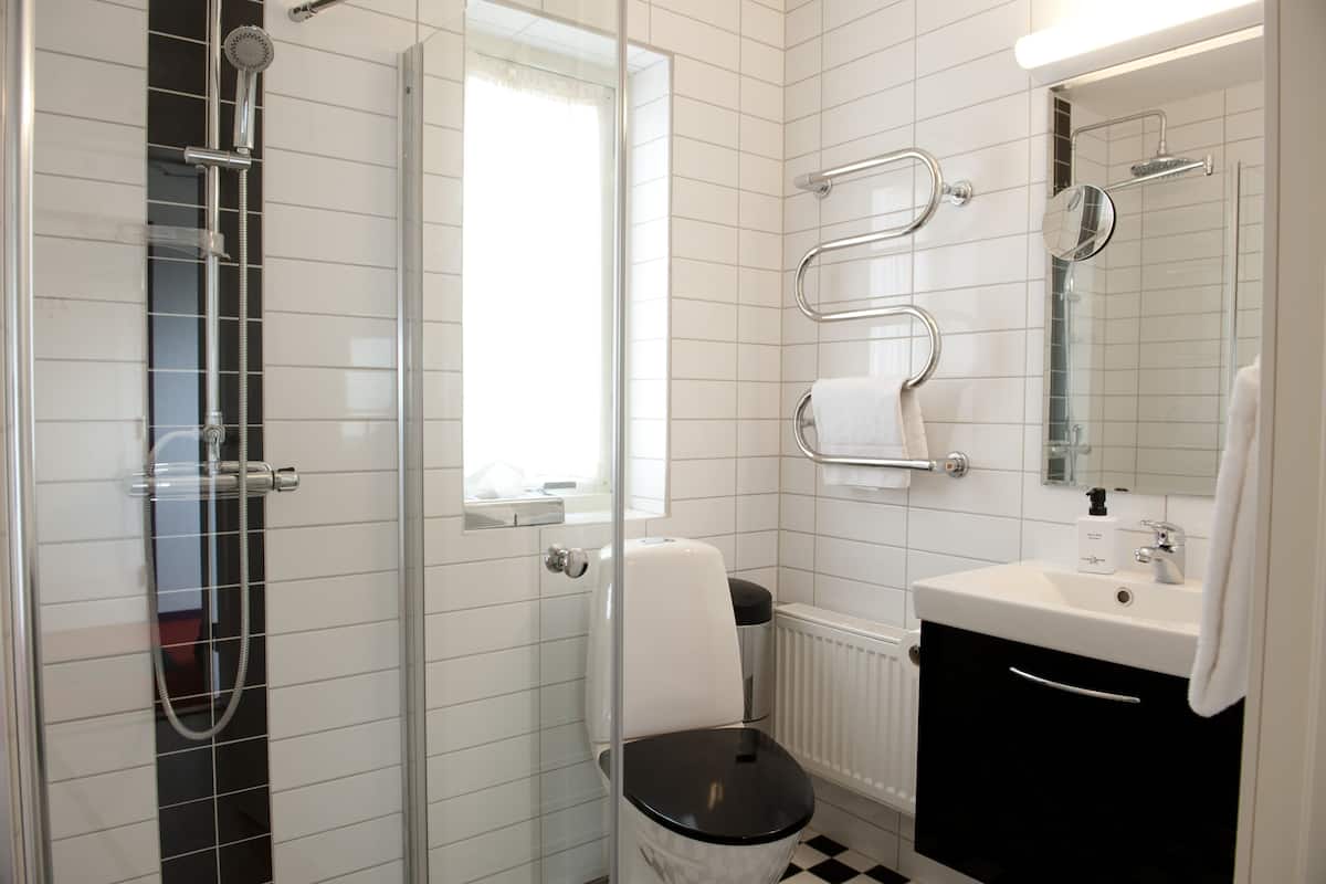 superior single room  | bathroom shower