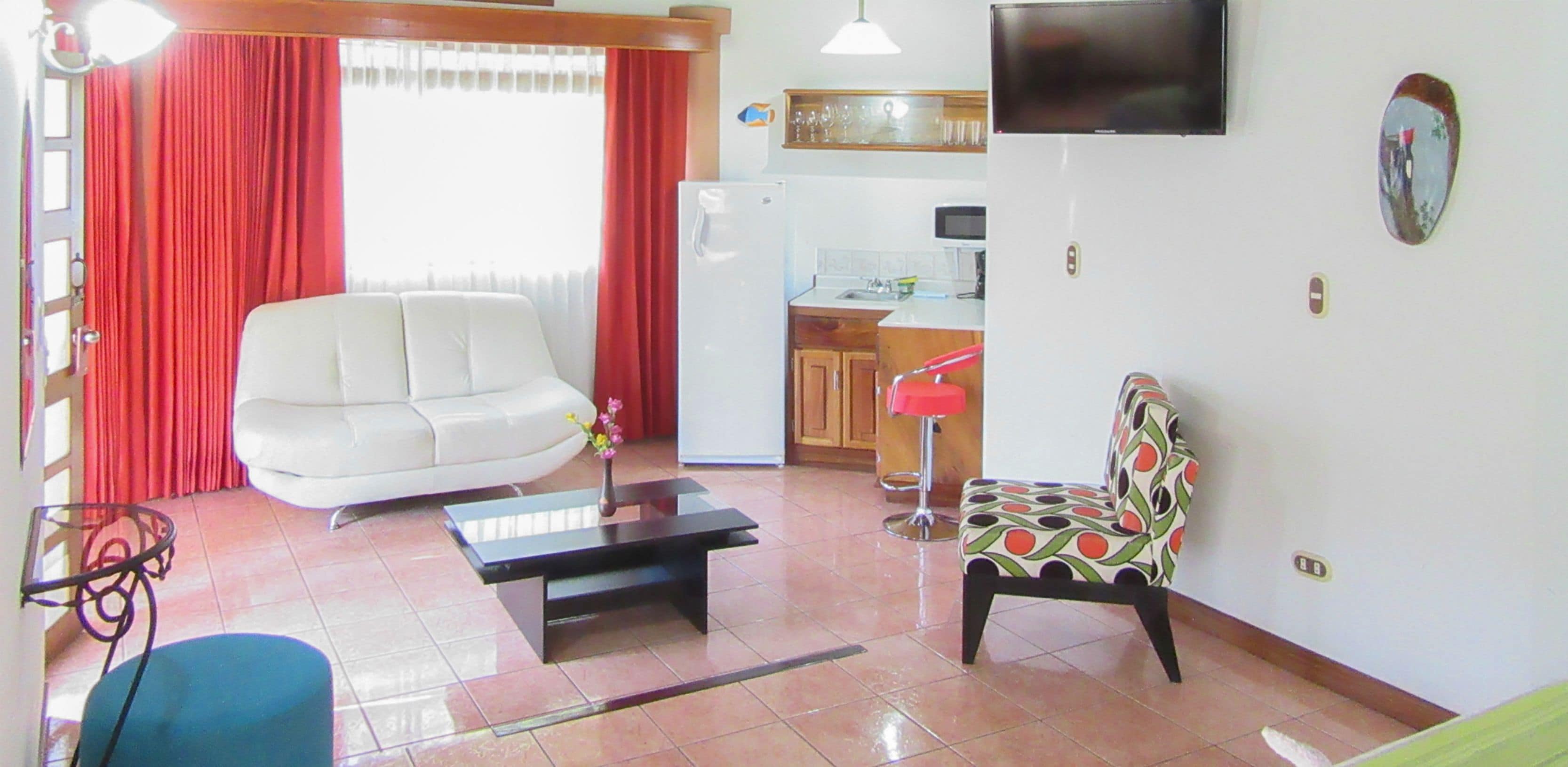 32-inch flat-screen tv with cable channels, tv