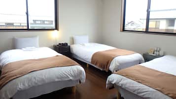 Free WiFi, bed sheets