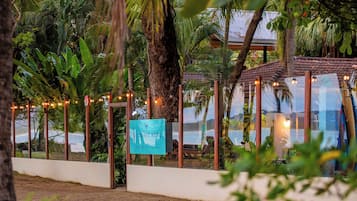 Front of property – evening/night