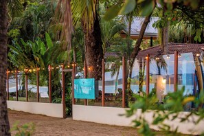 Front of property – evening/night