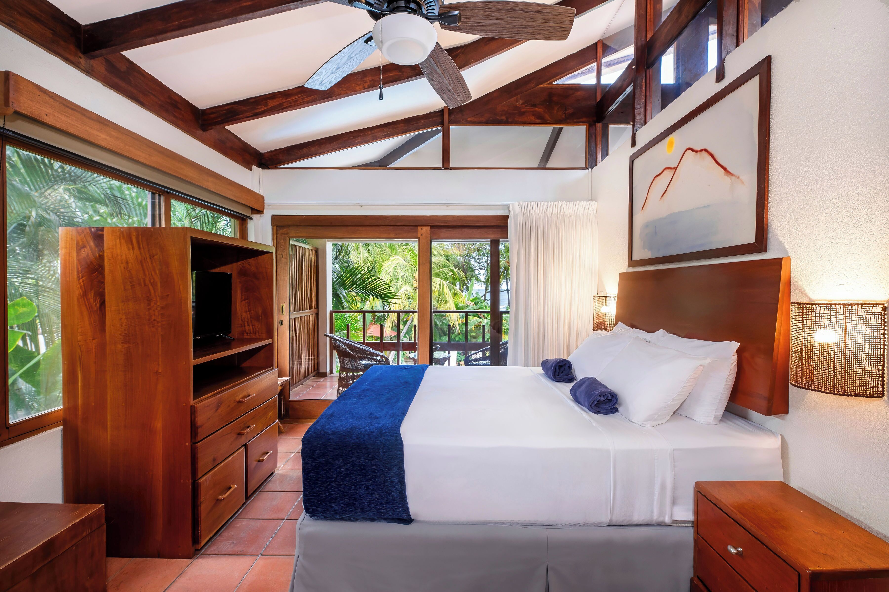 Villa, 2 Bedrooms, Ocean View, Poolside | Premium bedding, in-room safe, soundproofing, iron/ironing board