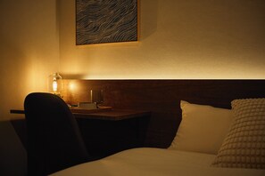 Down duvets, desk, blackout curtains, soundproofing - Residence Hotel Hakata 3 (Fukuoka)