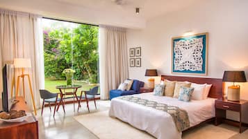 Suite de lujo, vista al océano | 1 habitación, escritorio, cunas gratuitas y wifi gratis