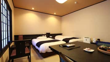 Twin kamer, niet-roken (Sakura) | Een kluis op de kamer, gratis wifi