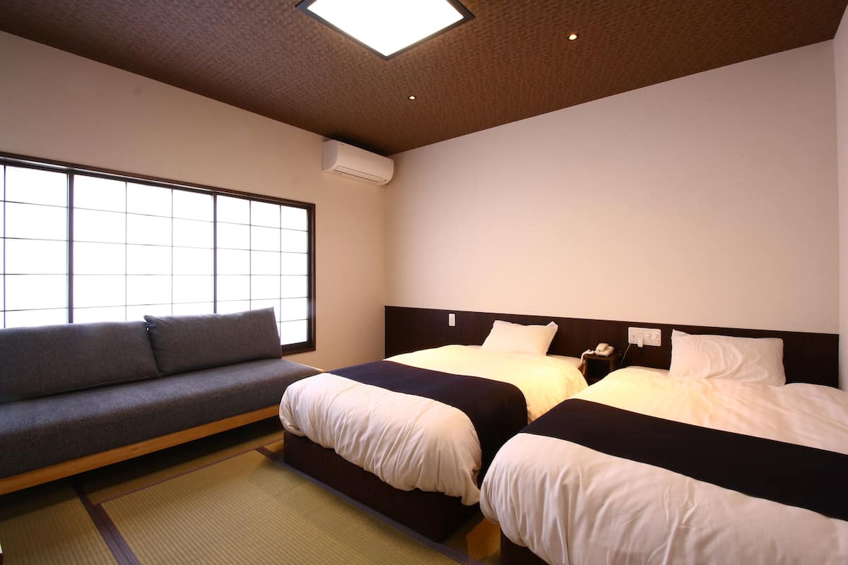 Twin Room, Non Smoking (Okuni) | 1 bedroom, in-room safe, free WiFi
