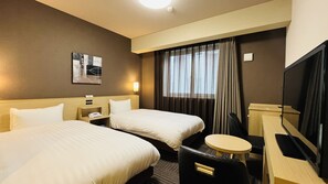 Desk, free WiFi, bed sheets - Hotel Route - Inn Kumagaya (Kumagaya)