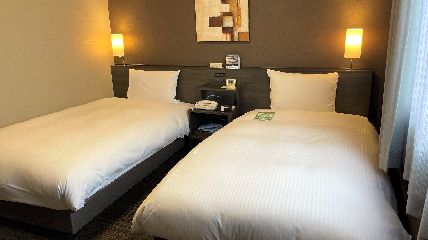 Desk, WiFi (free), bed sheets