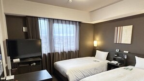 舒适双床房, 无烟房 | 办公桌、免费 WiFi、床单