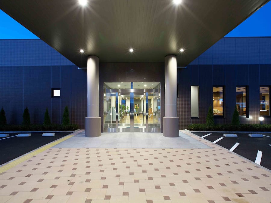 Majoituspaikan sisäänkäynti