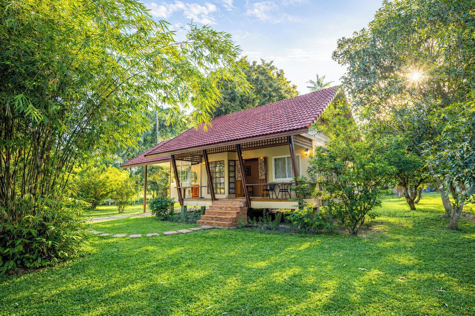 1-Bedroom Villa in the Garden | Terrace/patio