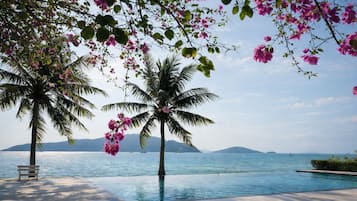 2 outdoor pools, open 7:00 AM to 6:00 PM, pool loungers