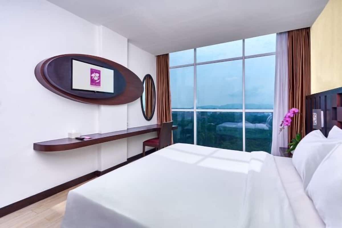 In-room safe, desk, blackout curtains, soundproofing