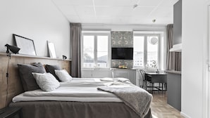 Studio – deluxe | Wi-fi (inkludert), individuelt dekorert og individuelt innredet