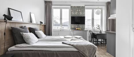 Estudio Deluxe | Decoración individual, mobiliario individual, wifi gratis y ropa de cama