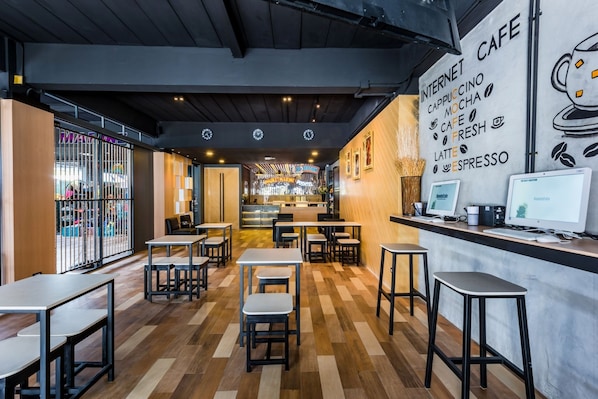 Sala de estar en el lobby