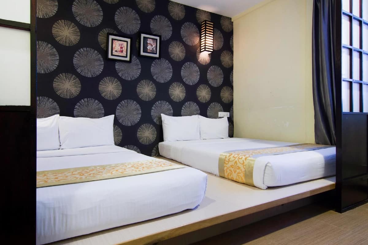 japanese quad family room | 1 bedroom, in-room safe, desk, laptop workspace